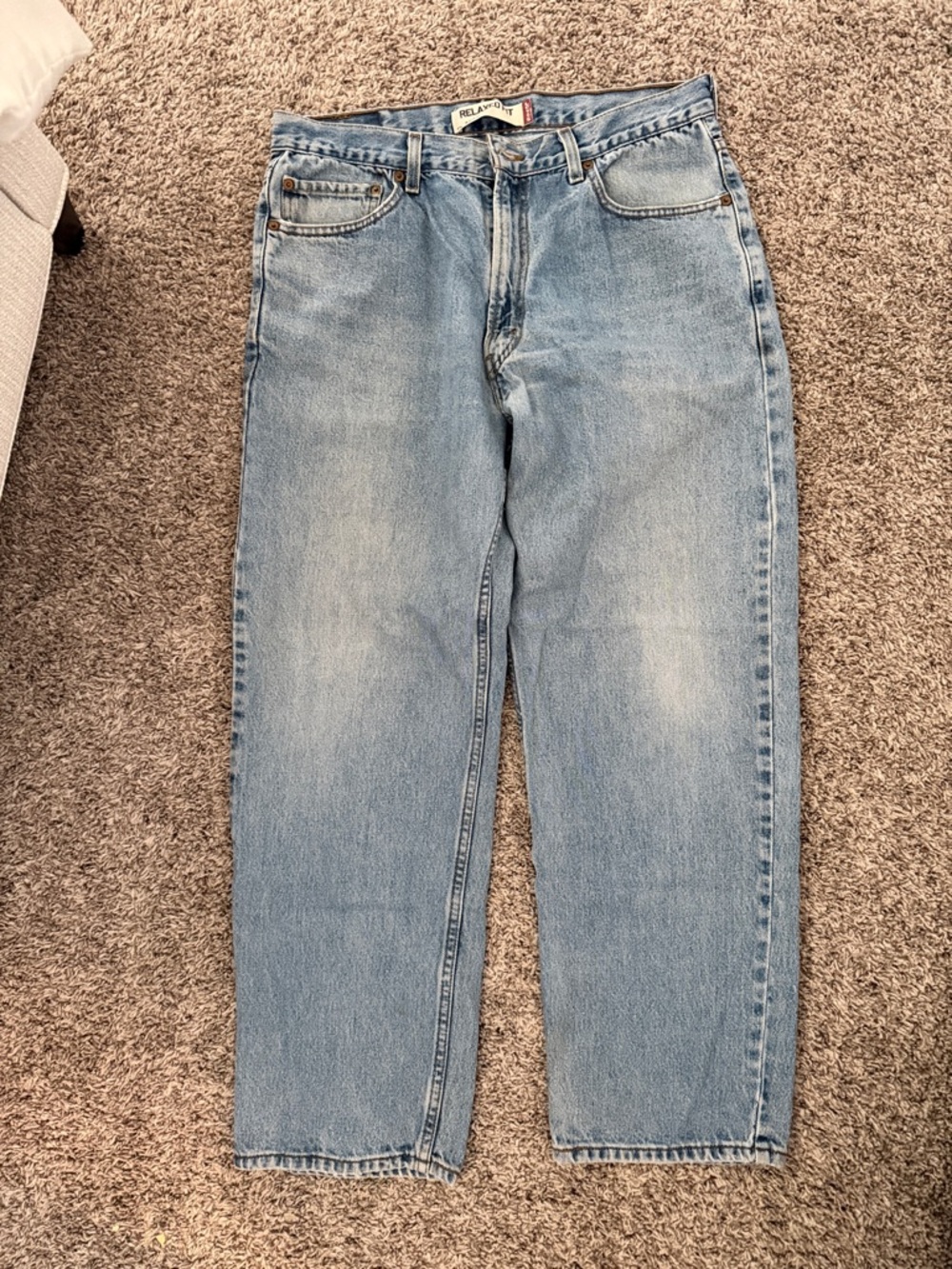 Levi's vintage 550s Nicely worn throughout.
